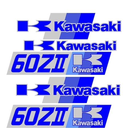 Aftermarket New Fits kawasaki Wheel Loader 60ZII Decal Set KAW60ZIIDECALSET